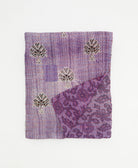 small kantha quilt handmade in India by women artisans from vintage cotton saris