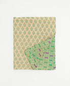 small kantha quilt handmade in India by women artisans from vintage cotton saris