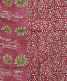 kantha blanket with kantha stitching