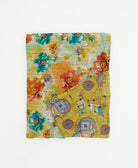 small kantha quilt handmade in India by women artisans from vintage cotton saris