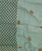 kantha blanket with kantha stitching