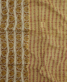 kantha blanket with kantha stitching