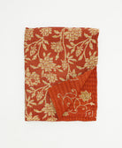 small kantha quilt handmade in India by women artisans from vintage cotton saris
