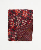 small kantha quilt handmade in India by women artisans from vintage cotton saris