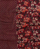 kantha blanket with kantha stitching