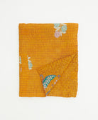 small kantha quilt handmade in India by women artisans from vintage cotton saris