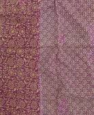 kantha blanket with kantha stitching