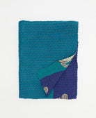 small kantha quilt handmade in India by women artisans from vintage cotton saris