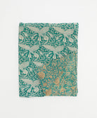 small kantha quilt handmade in India by women artisans from vintage cotton saris