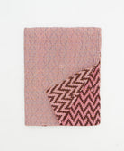 small kantha quilt handmade in India by women artisans from vintage cotton saris