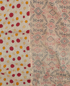 kantha blanket with kantha stitching