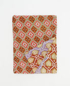 small kantha quilt handmade in India by women artisans from vintage cotton saris