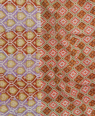 kantha blanket with kantha stitching