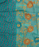 kantha blanket with kantha stitching