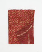small kantha quilt handmade in India by women artisans from vintage cotton saris
