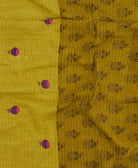 kantha blanket with kantha stitching