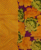 kantha blanket with kantha stitching