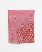 small kantha quilt handmade in India by women artisans from vintage cotton saris