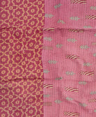 kantha blanket with kantha stitching