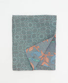 small kantha quilt handmade in India by women artisans from vintage cotton saris