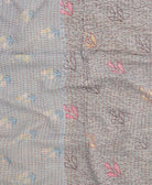 kantha blanket with kantha stitching