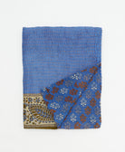 small kantha quilt handmade in India by women artisans from vintage cotton saris