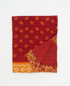 small kantha quilt handmade in India by women artisans from vintage cotton saris