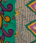 kantha blanket with kantha stitching