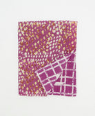 small kantha quilt handmade in India by women artisans from vintage cotton saris