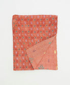 small kantha quilt handmade in India by women artisans from vintage cotton saris