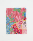 small kantha quilt handmade in India by women artisans from vintage cotton saris