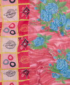 kantha blanket with kantha stitching