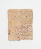 small kantha quilt handmade in India by women artisans from vintage cotton saris