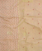 kantha blanket with kantha stitching