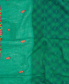 kantha blanket with kantha stitching