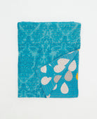 small kantha quilt handmade in India by women artisans from vintage cotton saris