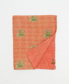 small kantha quilt handmade in India by women artisans from vintage cotton saris
