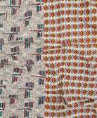 kantha blanket with kantha stitching