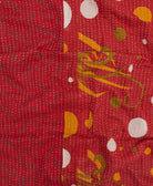 kantha blanket with kantha stitching