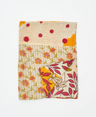 small kantha quilt handmade in India by women artisans from vintage cotton saris