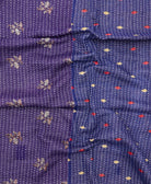 kantha blanket with kantha stitching