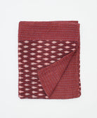 small kantha quilt handmade in India by women artisans from vintage cotton saris