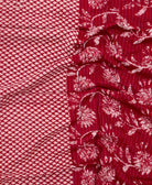 kantha blanket with kantha stitching