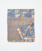small kantha quilt handmade in India by women artisans from vintage cotton saris
