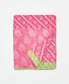 small kantha quilt handmade in India by women artisans from vintage cotton saris