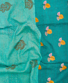 kantha blanket with kantha stitching