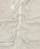 kantha blanket with kantha stitching