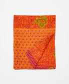 small kantha quilt handmade in India by women artisans from vintage cotton saris