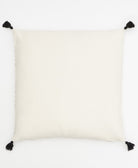 back of bone tilt throw pillow in bone made from 100% organic cotton