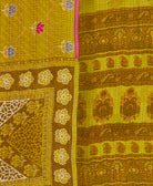 sustainable kantha quilt in twin size